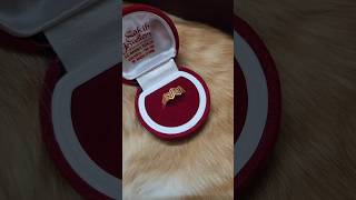 Gold Ring Unboxing  Index Finger ring [upl. by Chrystel446]