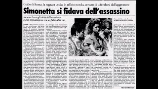 Delitto via Poma quotSimonetta si fidava dellassassinoquot La Stampa 17 Agosto 1990 [upl. by Revart853]