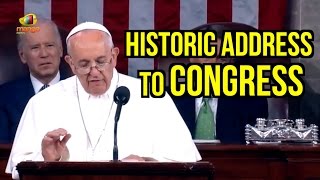 Pope Francis Delivers Historic Speech to Congress  Mango News [upl. by Ynnep810]