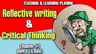 Understanding reflective writing amp Critical thinking  Teaching amp learning principles  Tutor [upl. by Aleet]