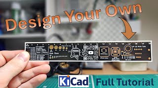 I Made a Custom PCB Ruler  KiCad Simple Tutorial For Beginners [upl. by Niltyak570]