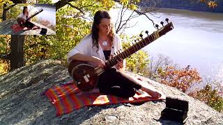 Sitar  Raga 1  Cliffs over Hudson  Diana Waldron  MilkyyMedia [upl. by Manning]