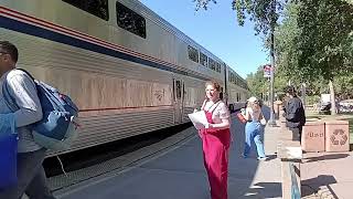 Amtrak 6 East  Davis CA 7302024 [upl. by Terrej]