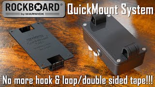 The RockBoard QuickMount System  Forget HooknLoop Tape and cable binders [upl. by Ytsirhk]