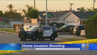 Pico Rivera Homeowner Shoots Kills One Home Invasion Suspect Wounds Second [upl. by Mechelle701]