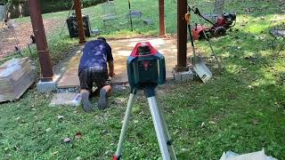 Installing Pavers under a Gazebo [upl. by Inor290]