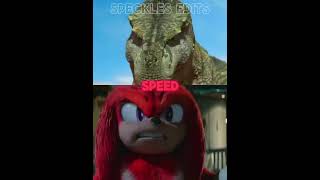 Speckles vs knuckles meme edit wellgousa paramount dinoking sonicthehedgehog2 [upl. by Oilasor]