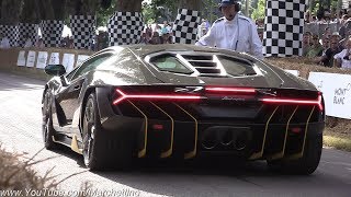 19m Lamborghini Centenario Exhaust Sound  Revs Launches amp Accelerations [upl. by Leahcir]