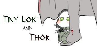 Tiny Loki and Thor  Comic dub [upl. by Ulrika]