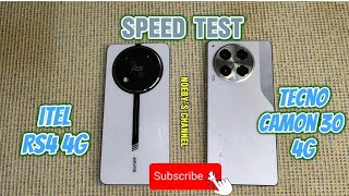 Itel RS4 4G vs Tecno Camon 30 4g Speed test [upl. by Tymes635]