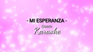 Mi Esperanza  Queen Chavacano Karaoke Song [upl. by Alano]