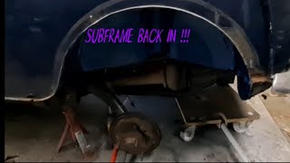 mini mpi budget build we sort the boot floor and subframe out [upl. by Finley]