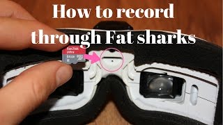 How to record through fat shark goggles DVR [upl. by Enidaj]