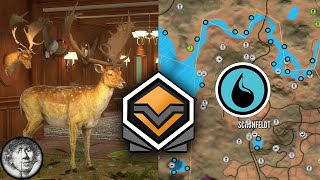 Diamond Fallow Deer Guide with map locations  Hirschfelden theHunter Call of the Wild 2021 [upl. by Onitram]