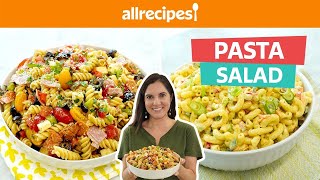 Trying the Top Rated Pasta Salads on AllRecipescom 🏆 Vinegar Antipasto Chef John’s Macaroni Salad [upl. by Solomon409]