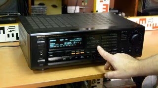 Onkyo TX 7830 Tuner Amplifier R1 vintage hifi receiver [upl. by Yrrek]