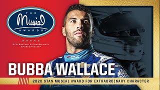 Bubba Wallace  2020 Musial Awards [upl. by Thurstan504]