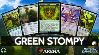 🟢 Mono Green Stompy part 1  MTG Arena  Explorer  BO3  Murders at Karlov Manor [upl. by Nelie]