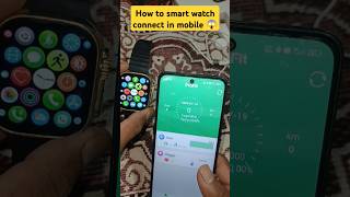 smart watch connect to mobile setup time setting smart watch [upl. by Pinebrook]