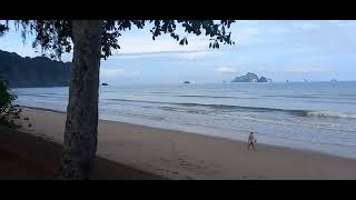 Ao Nang Beach Krabi this morning [upl. by Eiaj]