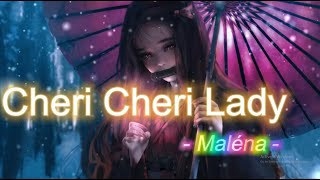 Cheri Cheri Lady  Maléna  Vietsub  Lyrics  TikTok [upl. by Aillemac]