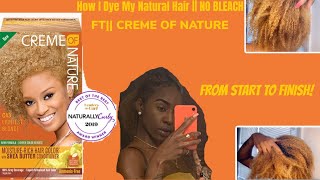 How To Get Blonde Hair NO BLEACH CREME OF NATURE LIGHTEST BLONDE [upl. by Fairbanks]