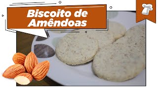 BISCOITO DE AMÊNDOAS  Cozinhando com Cabeça [upl. by Llerref299]