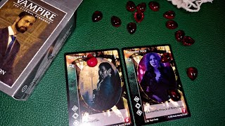 Unboxing the Lasombra preconstructed deck  Vampire the Eternal Struggle  vtes  5th ed [upl. by Cima96]