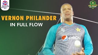 Pakistan Bowling Consultant Vernon Philander In Full Flow 😍  PCB  MA2E [upl. by Yoshiko]