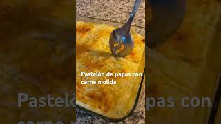 Pastelòn de papas con carne molida [upl. by Straub]