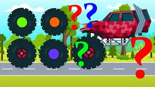 CORRECTLY GUESS THE MONSTER CAR WHEEL [upl. by Carolan]