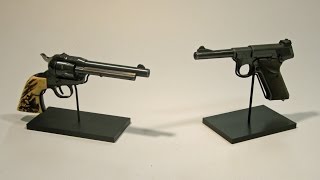 Handgun Display  Museum mount making [upl. by Nicki]