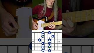 🎸🔥 Quick Pentatonic Mastery 5 Essential Shapes Across the Fretboard 5️⃣⭐ GuitarNerdery shorts [upl. by Siravart983]