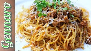 Perfect Spaghetti Bolognese with Gennaro [upl. by Ikram]