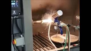 Combustion Powder Spray Gun  PPS PowderJet 85 Demonstration HD [upl. by Schlesinger]