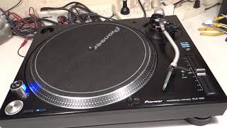 BANDEJA GIRADISCOS TORNAMESA TURNTABLE PIONEER PLX1000 CHINA 2017 RESTAURACION [upl. by Brodeur801]