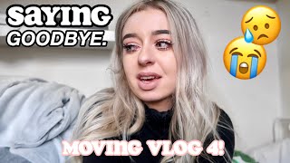 MOVING VLOG 4 AN EMOTIONAL FINAL DAY IN MY HOUSE [upl. by Alvie]