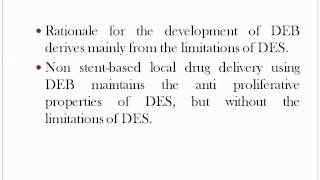 DEB drug eluting balloons [upl. by Harbert]