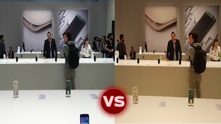 Cámara iPhone 6 vs Samsung Galaxy S6  Comparativa de cámara en español [upl. by Nerrak]