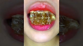 asmr HONEYCOMB eating sounds [upl. by Llenrod]