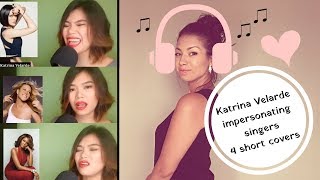 Katrina Velarde impersonating singers 4 short covers [upl. by Harbert]