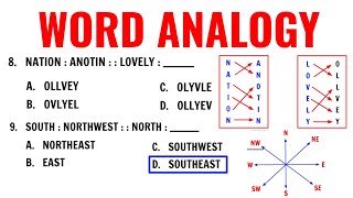 10item Verbal Analogy Sample Questions  Single Word and PairedWord Approach  Prof Level [upl. by Randal637]