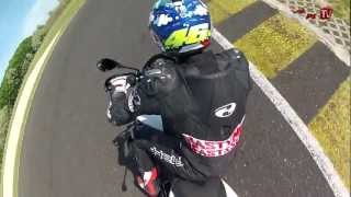 Aprilia Dorsoduro 1200 Testride Racetrack Pannoniaring [upl. by Lymann]