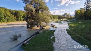 Isar Hochwasser 2024 München [upl. by Daven]