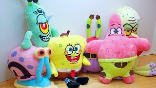 Unboxin Doxin  Spongebob Squarepants Plush Set [upl. by Ardnuahsal]