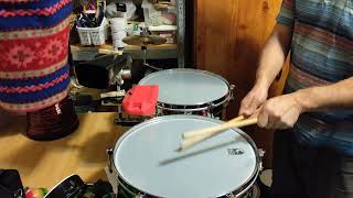 Timbale Solo on Toca Elite Series Timbales 4 [upl. by Nitsraek]