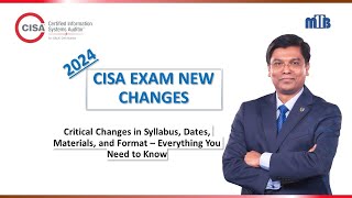 CISA EXAM CHANGES Dates Timelines [upl. by Gerdeen]