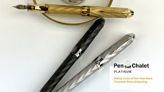 Pineider Matrix Fountain Pen Unboxing New Addition to the Limited Edition Jewelry Collection [upl. by Atterahs]