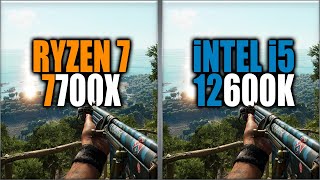 7700X vs 12600K Benchmarks  15 Tests  Tested 15 Games and Applications [upl. by Elitnahc525]