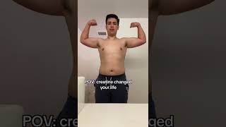 Creatine Before and After🤯🔥 shorts creatine transformation foryou viralvideo motivation [upl. by Eggleston663]